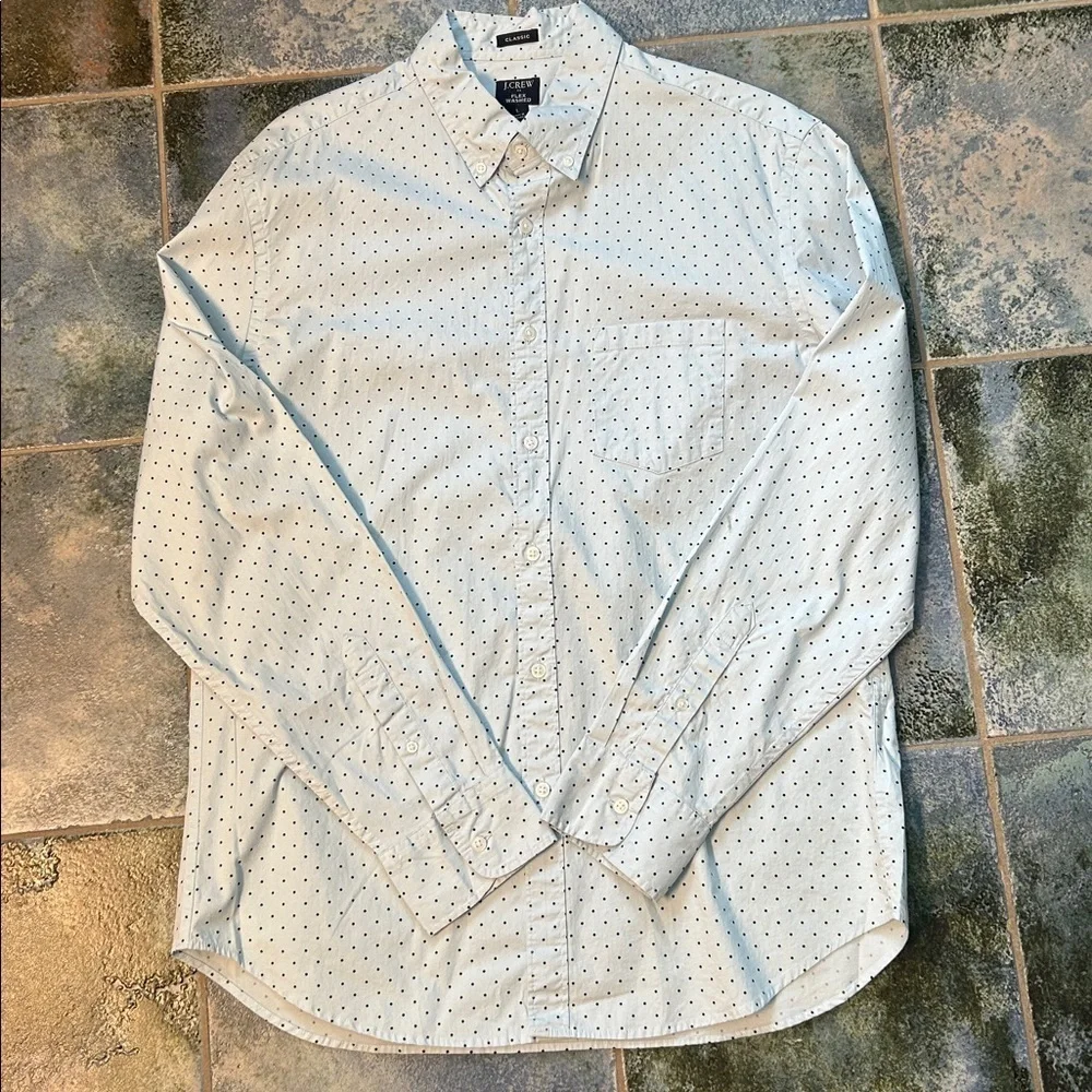 J. Crew classic flex washed shirt, size Large. New.